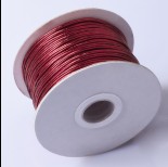 Zdjęcie - Sznurek do sutaszu chiński metallic red 2.5mm